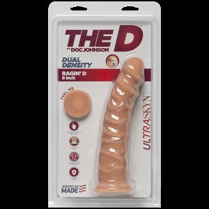 Фалоімітатор Doc Johnson The D - Ragin D - 8 Inch Without Balls - ULTRASKYN, діаметр 5,1 см. Photo 3