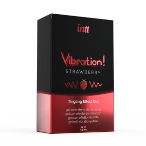 Рідкий вібратор Intt Vibration Strawberry (15 мл), густий гель, дуже смачний, діє до 30 хвилин. Photo 3