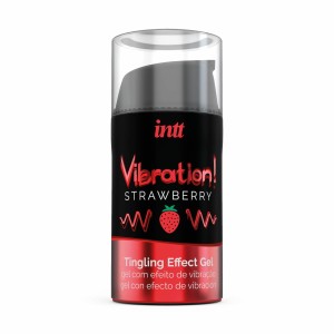 Рідкий вібратор Intt Vibration Strawberry (15 мл), густий гель, дуже смачний, діє до 30 хвилин. Photo 2