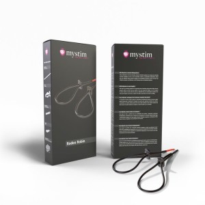 Утяжка для пеніса Mystim Rodeo Robin, пара силіконових струмопровідних ласо. Photo 2