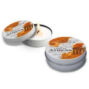 Масажна свічка Petits Joujoux - Athens - Musk and Patchouli (43 мл) з афродизіаками. Photo 2