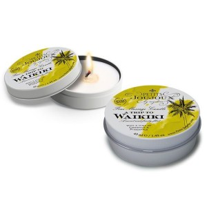 Масажна свічка Petits Joujoux - Waikiki Beach - Coconut and Pineapple (43 мл) з афродизіаками. Photo 2