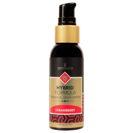 Змазка водно-силіконова Sensuva Hybrid Strawberry (57 мл) без цукру, можна для оральних пестощів