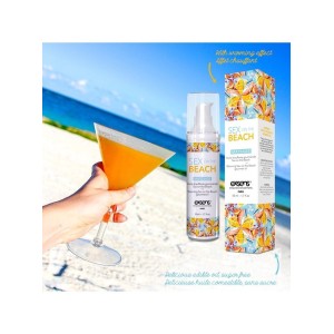 Масажна олія EXSENS Sex on the Beach 50мл розігрівальна, без цукру, без парабенів, їстівна. Photo 2