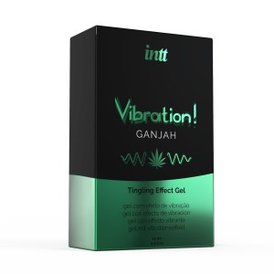 Рідкий вібратор Intt Vibration Ganjah (15 мл), густий гель, незвичайний смак, діє до 30 хвилин. Photo 3
