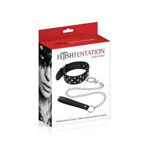 Нашийник з повідцем Fetish Tentation Rivets and Leash. Photo 2