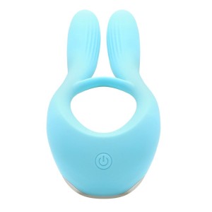 Вібратор для пар KISTOY Martin Blue, два мотори, кріплення на член, діаметр 3,2 см. Photo 2