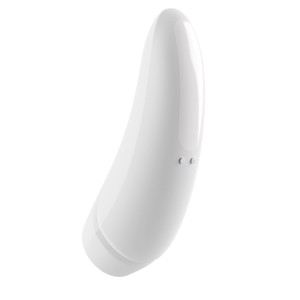 Вакуумний кліторальний стимулятор Satisfyer Curvy 1+ White з керуванням через інтернет. Photo 2
