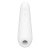Вакуумний кліторальний стимулятор Satisfyer Curvy 1+ White з керуванням через інтернет