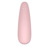 Вакуумний кліторальний стимулятор Satisfyer Curvy 2+ Pink з керуванням через інтернет