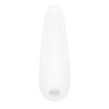Вакуумний кліторальний стимулятор Satisfyer Curvy 2+ White з керуванням через інтернет