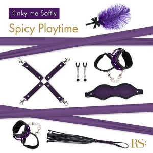 Подарунковий набір для BDSM RIANNE S — Kinky Me Softly Purple: 8 предметів для задоволення. Photo 2