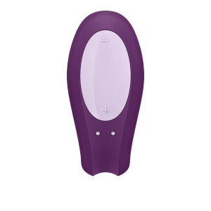 Смарт-вібратор для пар Satisfyer Double Joy Violet із широким кліторальним стимулятором. Photo 3