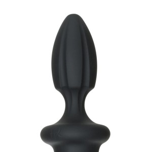 Анальний плаг з ділдо Doc Johnson Kink - Dual Density SECONDSKYN Fuck Plug - Black. Photo 2