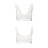 Спортивний топ з еластичної бавовни Passion PS005 TOP white, size L