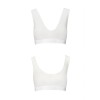 Спортивний топ з еластичної бавовни Passion PS005 TOP white, size S