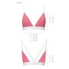 Спортивний топ з подвійними бретелями Passion PS007 TOP pink, size M