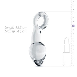 Скляний стимулятор простати Gildo Glass Prostate Plug No. 13. Photo 3