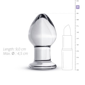 Скляна анальна пробка Gildo Glass Buttplug No. 26. Photo 3