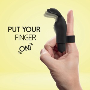 Вібратор на палець FeelzToys Magic Finger Vibrator Black. Photo 3