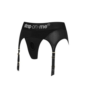 Труси для страпону з підв'язками для панчох Strap-On-Me REBEL HARNESS - XL. Photo 2