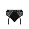 Мереживні трусики для страпона з підв’язками для панчіх Strap-On-Me DIVA HARNESS L (м'ята упаковка!)