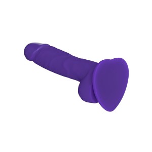 Реалістичний фалоімітатор Strap-On-Me SOFT REALISTIC DILDO Violet - Size S. Photo 2