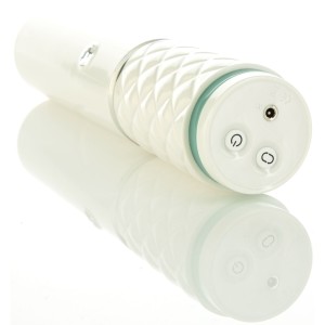 Розкішний вібратор-пульсатор Pillow Talk з присоскою - Feisty Thrusting Vibrator Teal. Photo 2