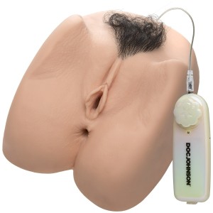 Мастурбатор з вібрацією Doc Johnson Sasha Grey ULTRASKYN Deep Penetration Vibrating Pussy&Ass. Photo 2