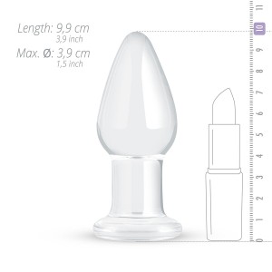 Скляна анальна пробка Gildo Glass Buttplug No. 24. Photo 3