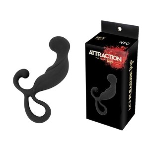 Масажер простати MAI Attraction Toys №80 Black, довжина 13,4 см, діаметр 3,2 см. Photo 2