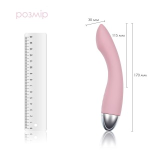 Вібратор для точки G з інтелектуальним режимом Svakom Amy Pale Pink. Photo 2