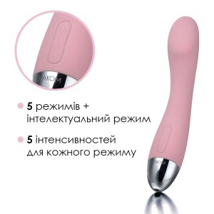 Вібратор для точки G з інтелектуальним режимом Svakom Amy Pale Pink. Photo 3