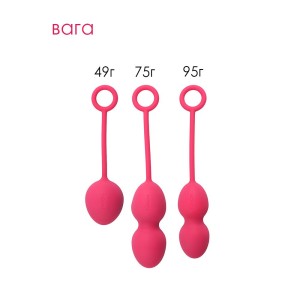 Набір вагінальних кульок зі зміщеним центром ваги Svakom Nova Plum Red. Photo 3