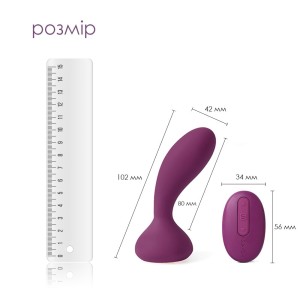 Масажер простати та вібратор точки G з пультом Svakom Julie Violet. Photo 2