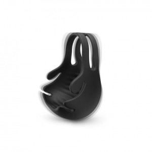 Эрекционное кольцо с вибрацией и стимуляцией мошонки Dorcel FUN BAG, перезаряжаемое. Photo 2