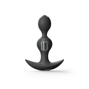 Анальний стимулятор, гнучкий з вібрацією Love To Love TWINNY BUD Black. Photo 2