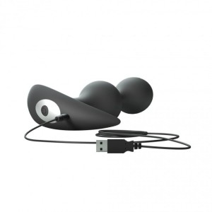 Анальний стимулятор, гнучкий з вібрацією Love To Love TWINNY BUD Black. Photo 3