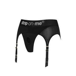 Труси для страпону з підв'язками для панчох Strap-On-Me REBEL HARNESS - S. Photo 2