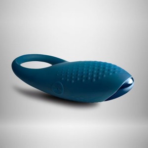 Эрекционное кольцо с вибрацией Rocks Off Empower Blue. Photo 3