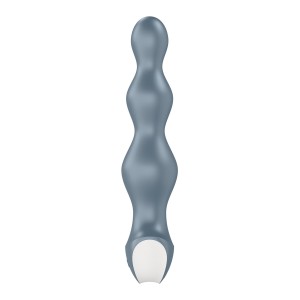 Анальний стимулятор-намистини з двома моторами Satisfyer Lolli-Plug 2 ice blue. Photo 3