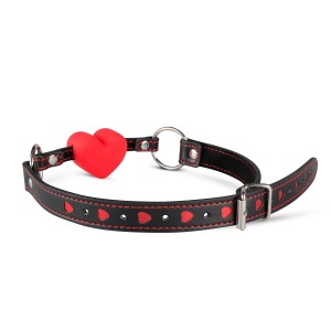 Силіконовий кляп у вигляді серця Whipped - Heart Ball Gag. Photo 2