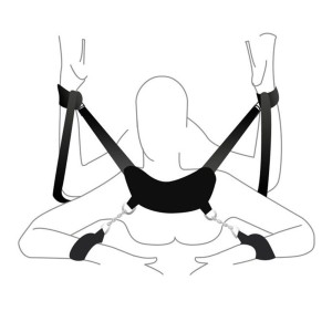 Набір для фіксації BDSM Bondage Fetish Girl Simple. Photo 2