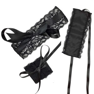 Еротичний набір пов'язка на очі та наручники Blindfold and Handcuffs Aria. Photo 2