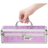Кейс для зберігання секс-іграшок BMS Factory - The Toy Chest Lokable Vibrator Case Purple з кодовим 