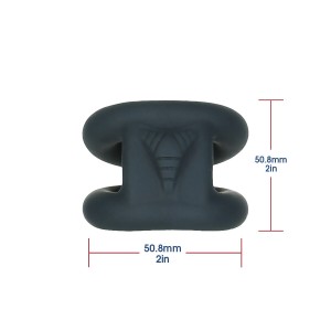 Подвійне ерекційне кільце LUX Active – Tug – Versatile Silicone Cock Ring. Photo 2