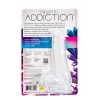 Прозорий фалоімітатор на присосці ADDICTION — Clear Dildo with Balls 7″, віброкуля в подарунок