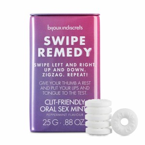 М'ятні цукерки Bijoux Indiscrets Swipe Remedy – clitherapy oral sex mints без цукру, термін 31.08.23. Photo 2