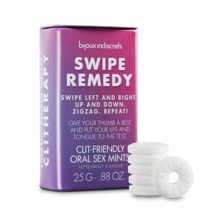 М'ятні цукерки Bijoux Indiscrets Swipe Remedy – clitherapy oral sex mints без цукру, термін 31.08.23. Photo 3