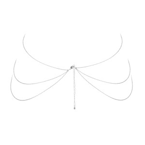 Ланцюжок для тіла Bijoux Indiscrets Magnifique 8 Body Chain — Silver. Photo 2